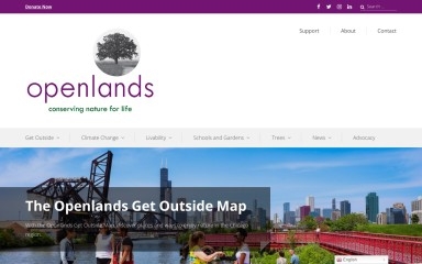 openlands.org screenshot