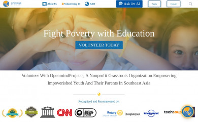 openmindprojects.org screenshot