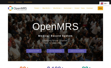 openmrs.org screenshot