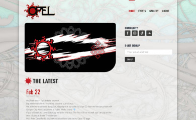 opelproductions.com screenshot