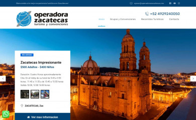 operadorazacatecas.com.mx screenshot