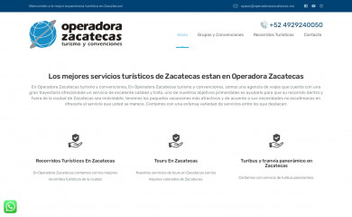operadorazacatecas.com.mx screenshot