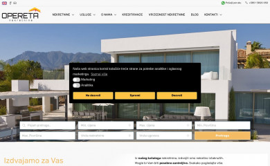 opereta.hr screenshot