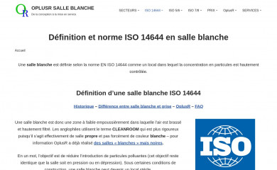 oplusr-salle-blanche.com screenshot