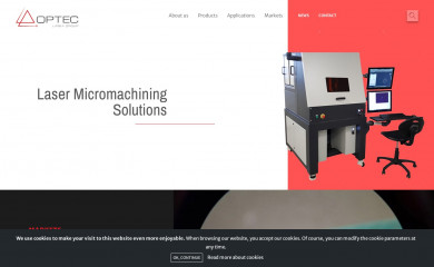optec-laser-systems.com screenshot