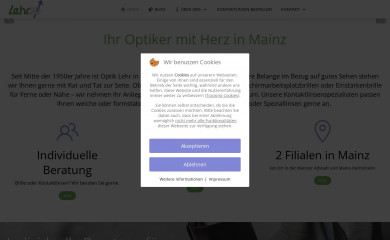 optik-lehr.de screenshot