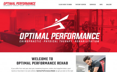 optimalperformancerehab.com screenshot