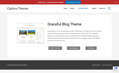 Graceful Blog screenshot
