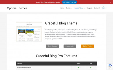 Graceful Blog screenshot