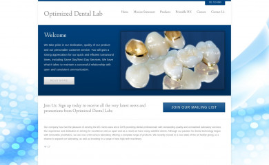 optimizeddentallab.com screenshot