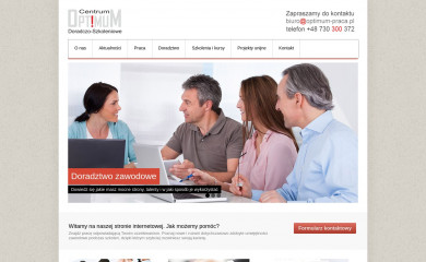 optimum-praca.pl screenshot