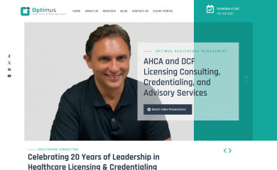 optimushc.com screenshot