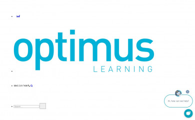 optimuslearningservices.com screenshot