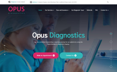 opusdiagnostics.co.uk screenshot