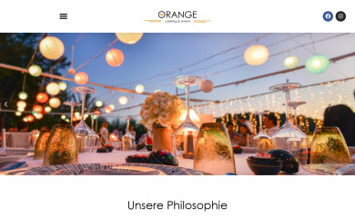 orangecatering.at screenshot
