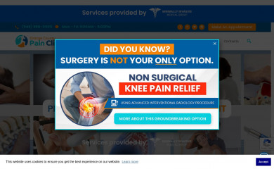 orangecountypainclinics.com screenshot