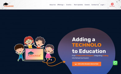 orangeeducation.in screenshot