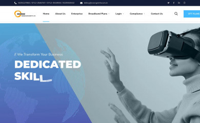 orangeinfocom.in screenshot