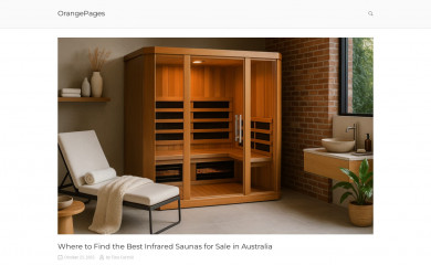 orangepages.com.au screenshot