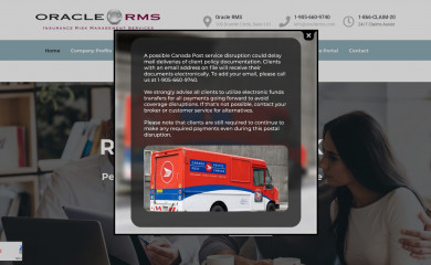 oraclerms.com screenshot