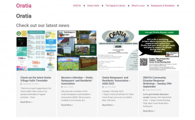 oratia.org.nz screenshot