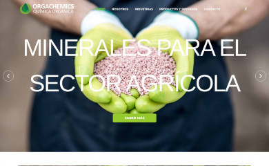 orgachemics.com.mx screenshot
