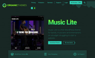 https://organicthemes.com/theme/music-lite/ screenshot