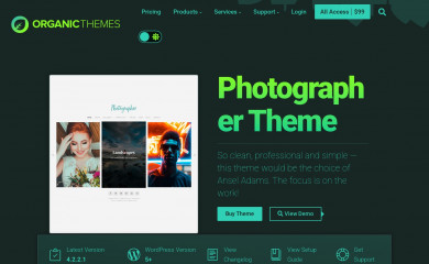 https://organicthemes.com/theme/photographer/ screenshot