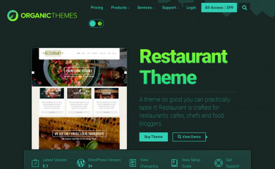 Organic Restaurant screenshot