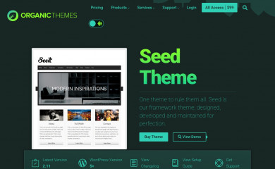 http://www.organicthemes.com/theme/seed-theme/ screenshot