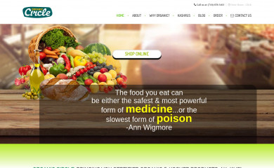 organiccircleny.com screenshot