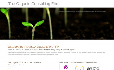 organicconsultingfirm.com screenshot