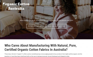 organiccottonaustralia.com screenshot