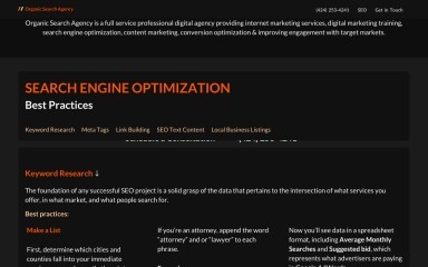 organicsearch.agency screenshot