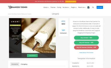Umami screenshot