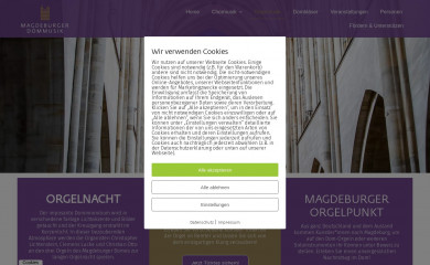 orgelpunkt-magdeburg.de screenshot