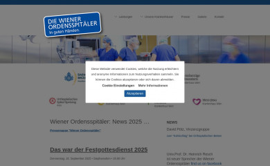 ordensspitaeler-wien.at screenshot