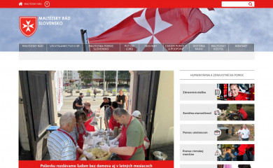 orderofmalta.sk screenshot