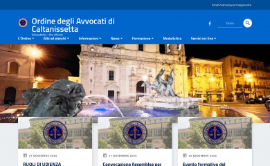 ordineavvocaticl.it screenshot