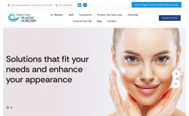 oregoncoastplasticsurgery.com screenshot