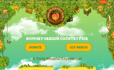 oregoncountryfair.org screenshot