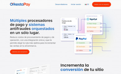 orkestapay.com screenshot