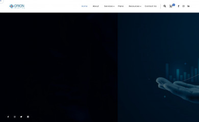 oriondigital.in screenshot