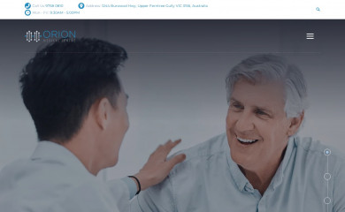 orionmedicalcentre.com.au screenshot