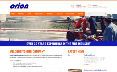 orionsafety.com.au screenshot
