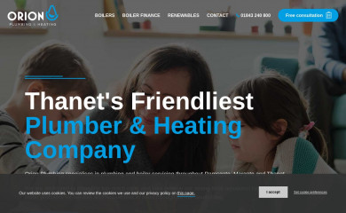 orionplumbing.co.uk screenshot