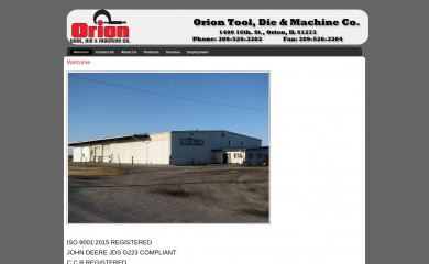 oriontool.com screenshot