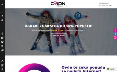 oriontelekom.com screenshot