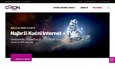 oriontelekom.com screenshot