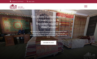 orientteppich-najafi.de screenshot